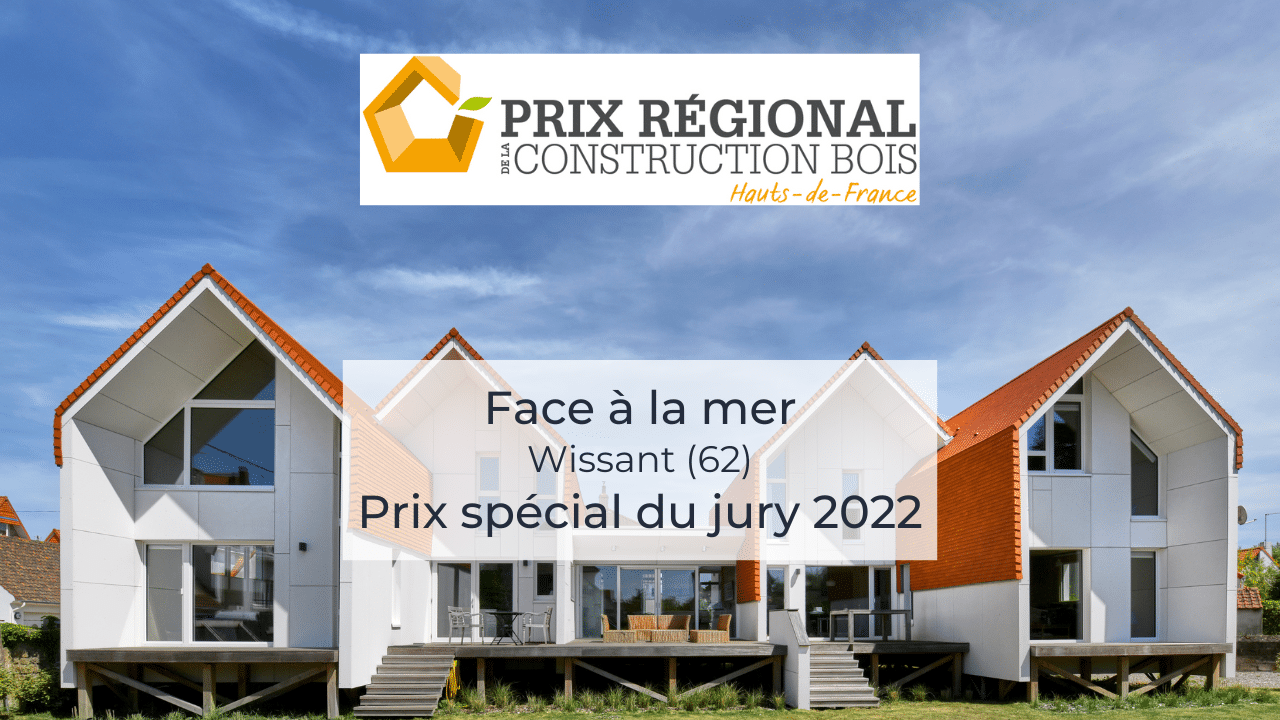 Prix spécial du jury : « Face à la mer » – Prix Régional de la Construction Bois Hauts-de-France 2022
