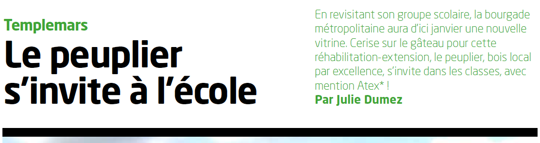 Chantier à Templemars – Chronique du BTP juillet 2019