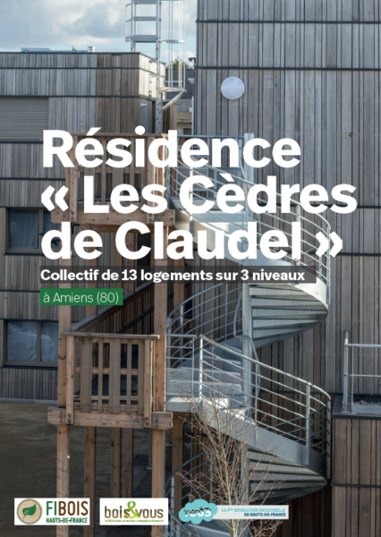 Projet remarquable de construction en bois d’essences régionales : la résidence « Les Cèdres de Claudel »