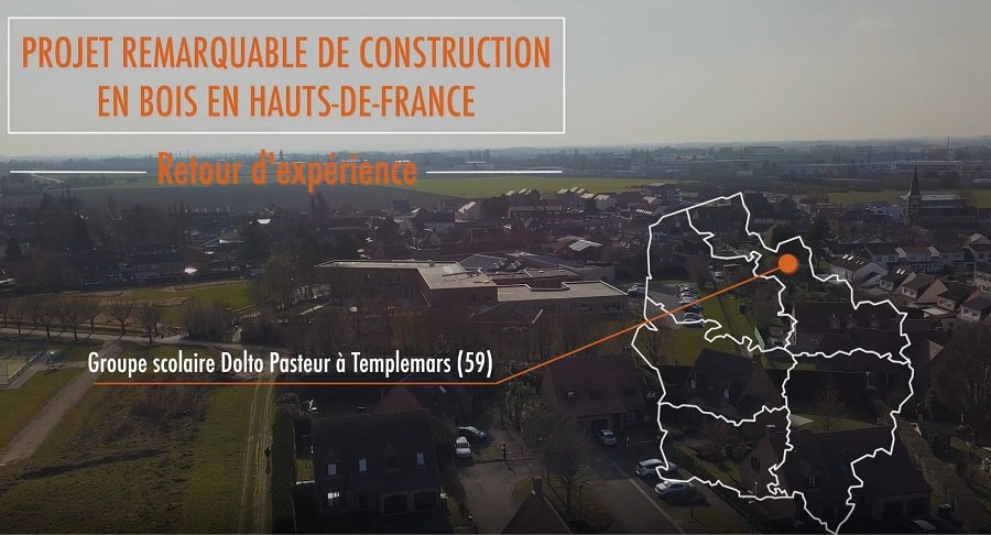 Groupe scolaire à Templemars : retour d’expérience d’un projet remarquable de construction en bois local