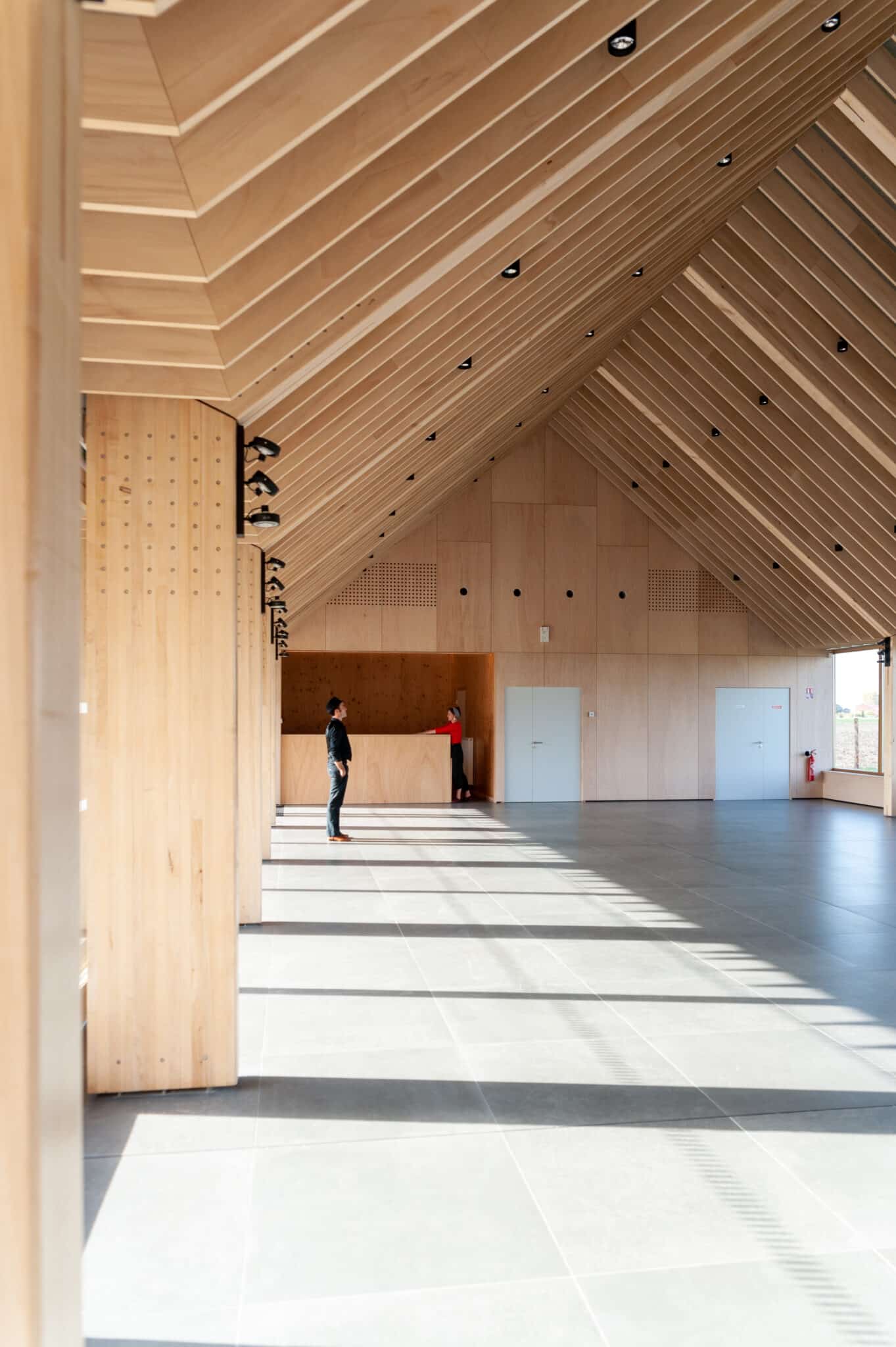 1er prix : « Salle communale de Chemy » – Prix Régional de la Construction Bois Hauts-de-France 2022