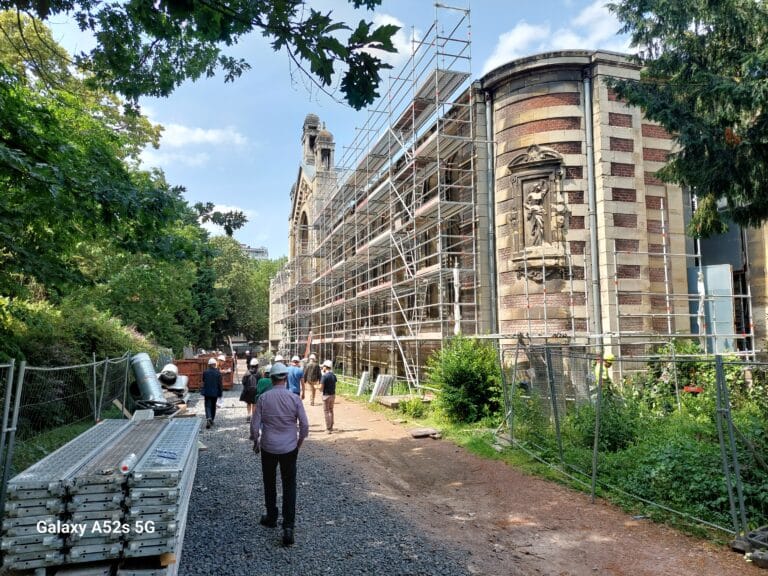 Visite de chantier du Palais Rameau