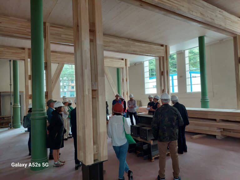 Visite de chantier du Palais Rameau