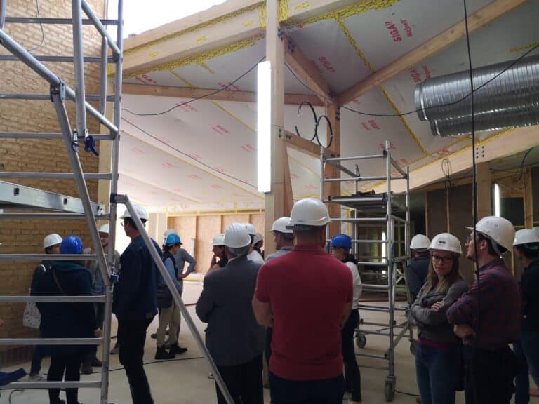 Visite de chantier de l’école Adrien Bonnel à Pont-Ste-Maxence