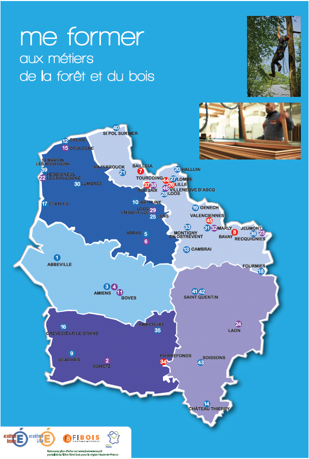 Plaquettes des formations en Hauts-de-France 2025-2026